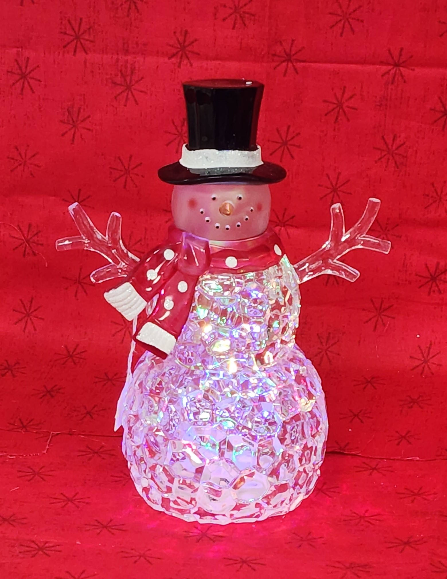 SNOWMAN TABLE PIECE LITE UP